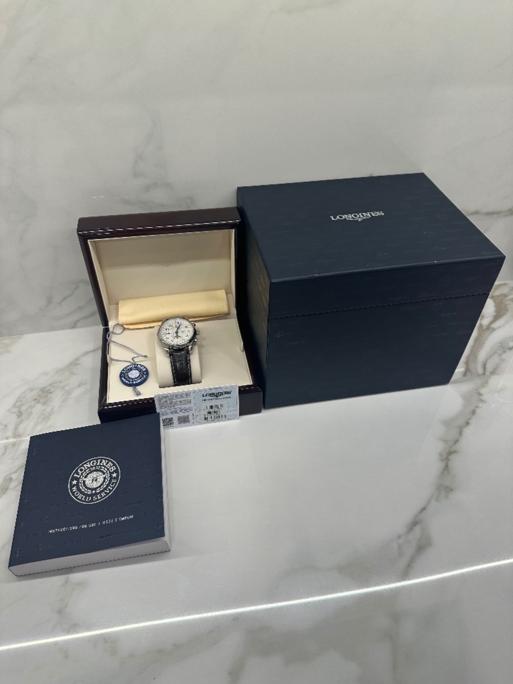 LONGINES Master Collection Chronograph Moonphase Watch